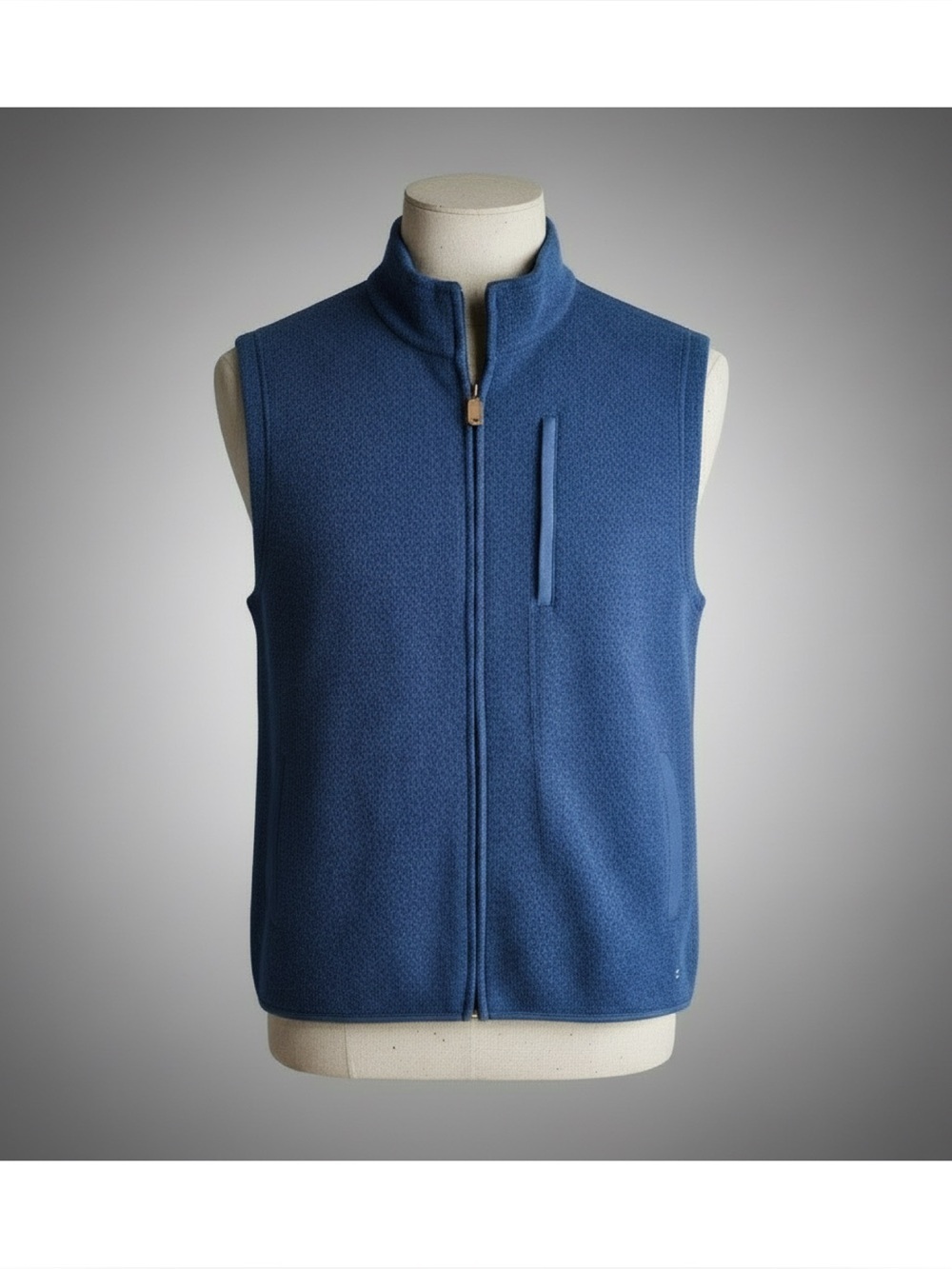 💙 Crown & Ivy Navy Blue Fleece Sweater Vest-Size Medium 💙